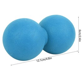 2-Piece Massage Balls Peanut Massage Ball Double Lacrosse Ball Ideal for Trigger Point Therapy with Myofascial Release (Purple)