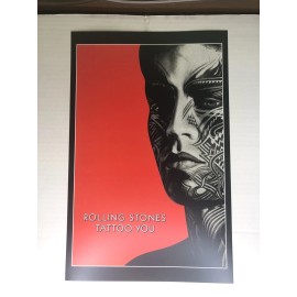 ROLLING STONES “TATTOO YOU” 11x17 DOUBLE SIDED PROMOTIONAL POSTER. NEW, RARE