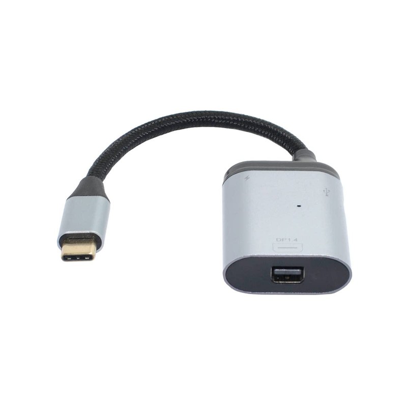 System-S 3-in-1 Adapter Mini DP 1.4 Female & 2x USB