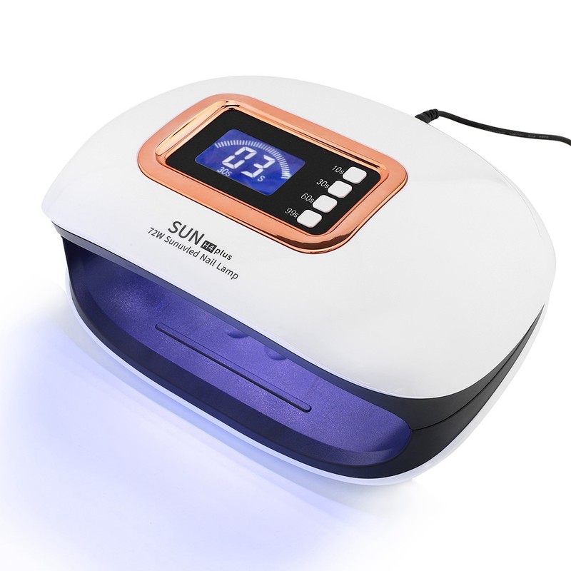 72W Powerful UV LED Nail Lamp for Curing Nail Gels