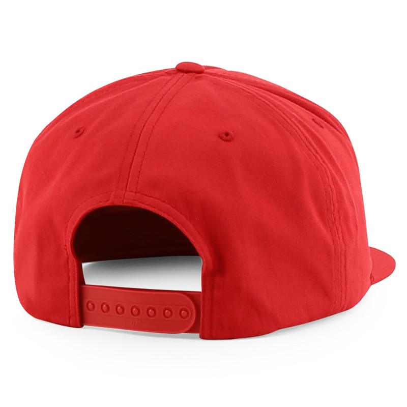 Trendy Apparel Shop Oversized XXL Classic 5 Panel Flatbill Rope