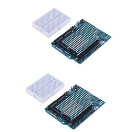 Hailege 2pcs UNO R3 Prototype Expansion Board, SYB-170 Mini Breadboard for Arduino UNO R3 Prototype Shield