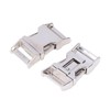 4Pcs Side Release Buckle 25x47mm Zinc Alloy Glossy Durable Wide