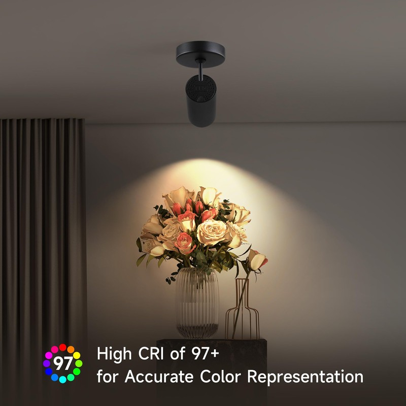 Opulux 12W LED Dimmable Ceiling Spotlight Indoor - Adjustable Surface