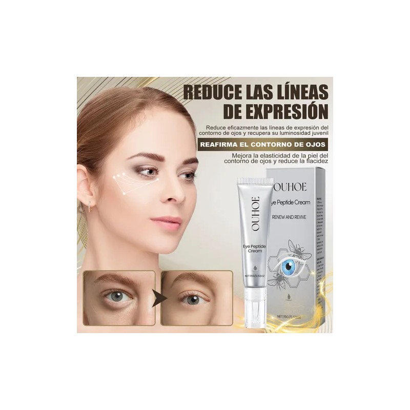 Crema De Ojos Con Ácido Hialurónico Hidrata Y Atenúa Líneas