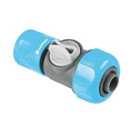 Cellfast - Quick coupling with cellPRO valve 3/4 inch, easy to adjust, ergonomic design, PC/ABS plastic, high quality, 52-331, blue