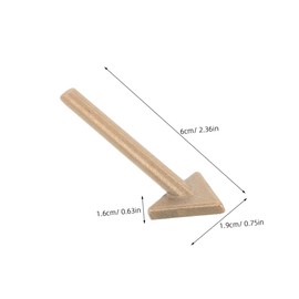 TEHAUX 2pcs Triangular Soldering Iron Tips for Car Bumper Repair Plastic Welding Accessories for Automotive DIY Projects Smooth Head Copper Tips