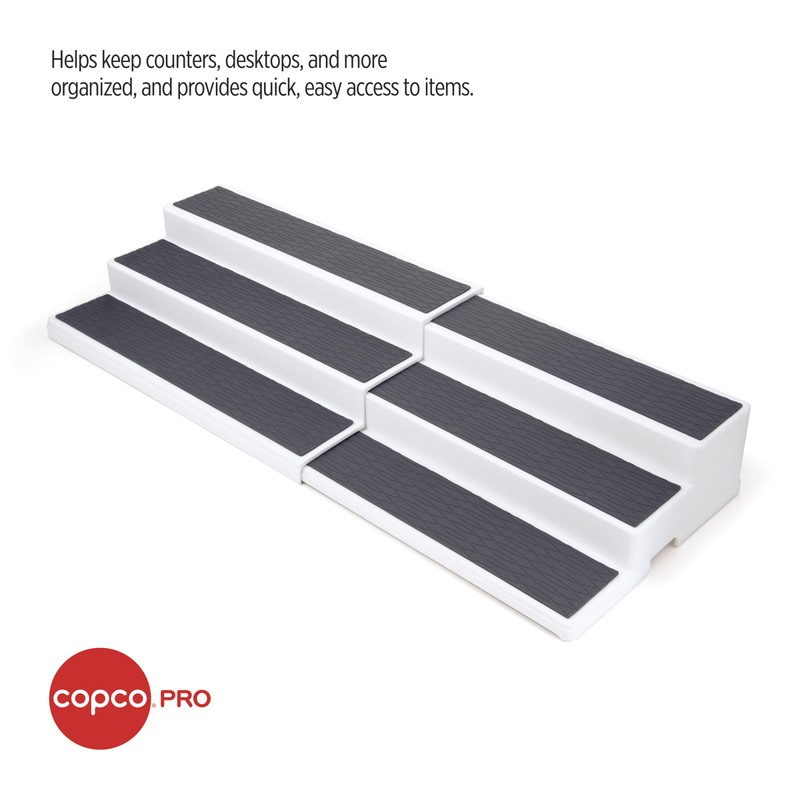 Copco Pro Expandable 3-Tier Cabinet Organizer - Adjustable Deep Shelf