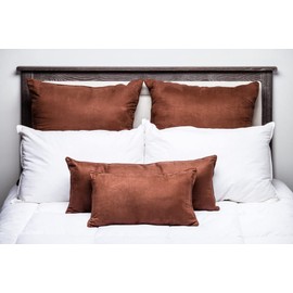 Soft Suede Throw Pillow Inserts – Colored Decorative Inserts Perfect for Couches or Bedrooms! 12x20 Green