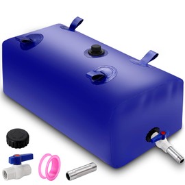Large Capacity Water Storage Bladder Containers, Bladder Tank for Drought Resistance, Fire Prevention, Emergency Water, Agricultural Irrigation Outdoor (330L/87Gal, Blue)