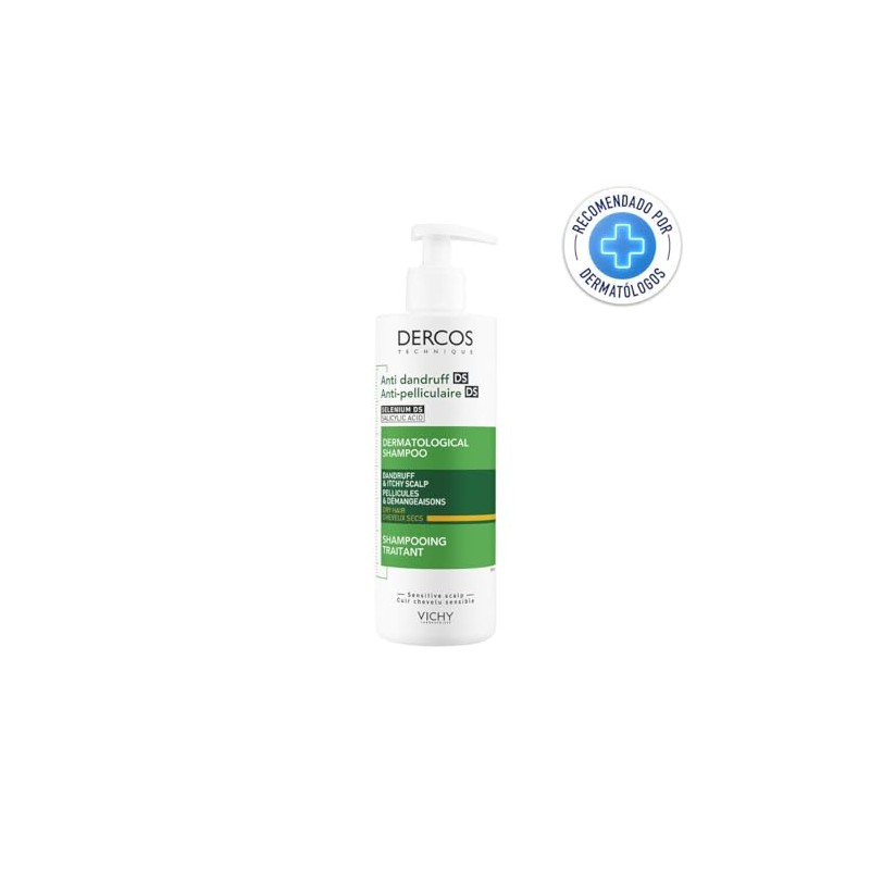 Vichy Dercos Shampoo Anticaspa para Cabello Seco 390ml