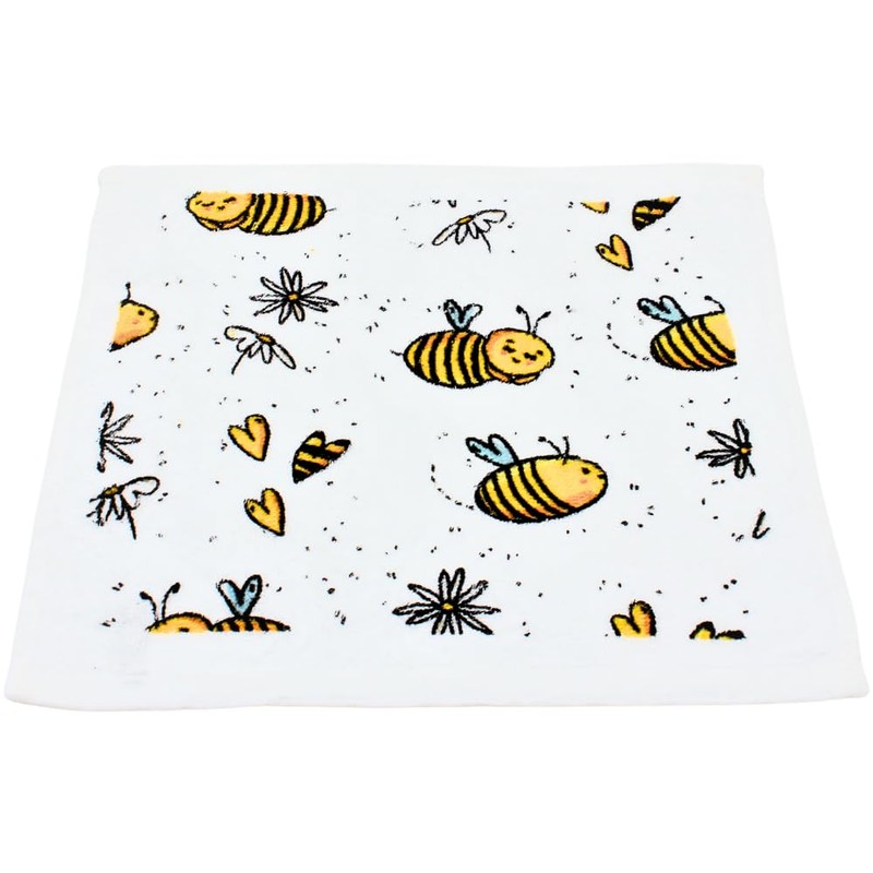 Dekohelden24 Magic Cotton Hand Towel Set of 4 Bees Size