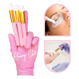 12 Brochas Para Limpiar Pestañas De Mink 1x1 Shampoo