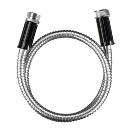 Beaulife Metal Short Garden Hose 3ft Connectors, Drainage Hose for Dehumidifier Small Water Hose Extension High Pressure Bib Reel Extender, Drinking Water Hose for RV Outdoor | Beaulife
