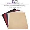 CleverDelights 48 Inch Burlap Squares - 3 Pack - Premium