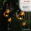Alpine Corporation 38" Tall Solar Celestial Garden Stakes with Warm