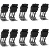 SopimusZ 10Pcs Undermount Sink Clips,Kitchen Sink Clips Installation Repair,Hardware Clips