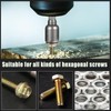 8 Pcs Magnetic Socket Set Hex Socket Power Nut Driver