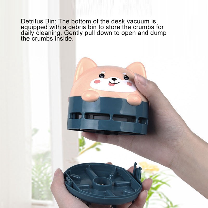 Desktop Vacuum Cleaner for Student Strong Adsorption Power Cordless Desk