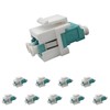 JOVXIAZ 10-Pack LC to LC Duplex Fiber Optic Coupler –