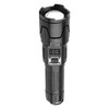 LED Flashlight USB Rechargeable Digital 120000lm High Luminous Flux Ultra