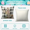 FUYUCHEN Happy Easter Pillow Covers 18x18 Set of 4 Hunny