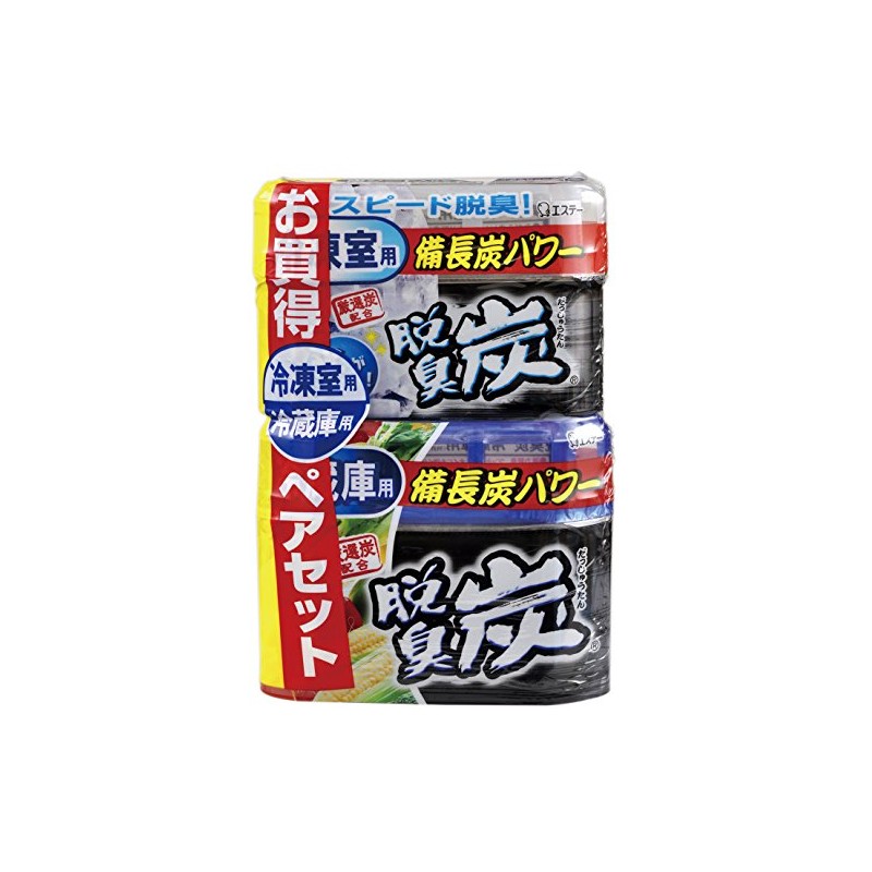 エステー 脱臭炭 ペアセット 冷蔵庫用140g+冷凍庫用70g