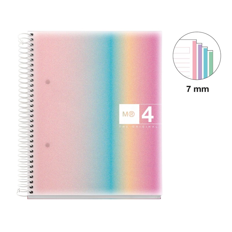 Miquelrius - A5 Notebook Polypropylene Cover 120 Micro Perforated Sheets