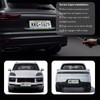 Elegant Faux Floral License Plate Frame - Unobstructed Narrow-Edge 2
