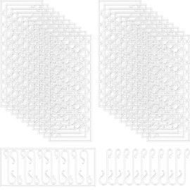 Jetec Christmas Tree Hooks Christmas Ornament Hangers Weatherproof Plastic Hooks Transparent Accessories Hooks Home Decoration, Party Supplies for Christmas Tree, Christmas Wreath (200)