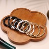 MILAKOO Men's Bead Bracelets Set Tribal Wooden Elastic Adjustable Prayer