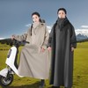 Formemory Raincoat Men's Women's Bicycle Motorcycle Long Rain Poncho Raincoat