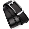 Founders & C Men's Leather Ratchet Comfort Click Belt Dress