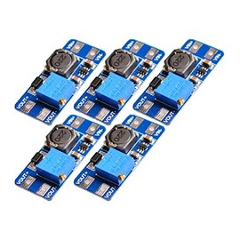 5pcs MT3608 2A MAX DC-DC Step Up Power Module Booster Power Module for Arduino | Pack of 5 MT3608 DC - DC Step Up Power Module Booster 2A Power Module for Arduino Use