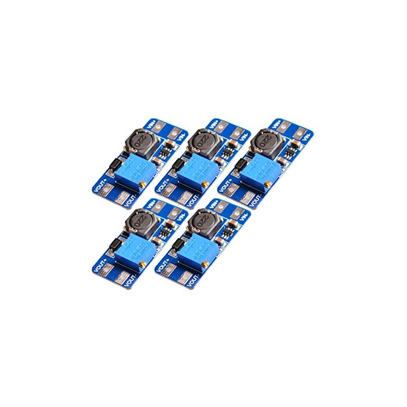 5pcs MT3608 2A MAX DC-DC Step Up Power Module Booster