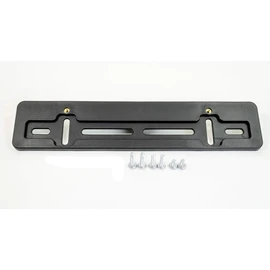 Front License Plate Tag Holder Mounting Adapter Bumper Kit Bracket for Mazda (All Models) Quantity Discount (9.45$ to 5.60$)(Each with 6 Screws + 2 Built in Nuts) – Premium Car Set Accessories (1)
