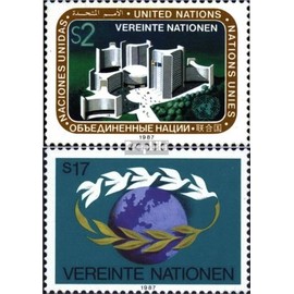 UN - Vienna 73-74 (complete.issue.) fine used/cancelled 1987 clear brands (Stamps for collectors)