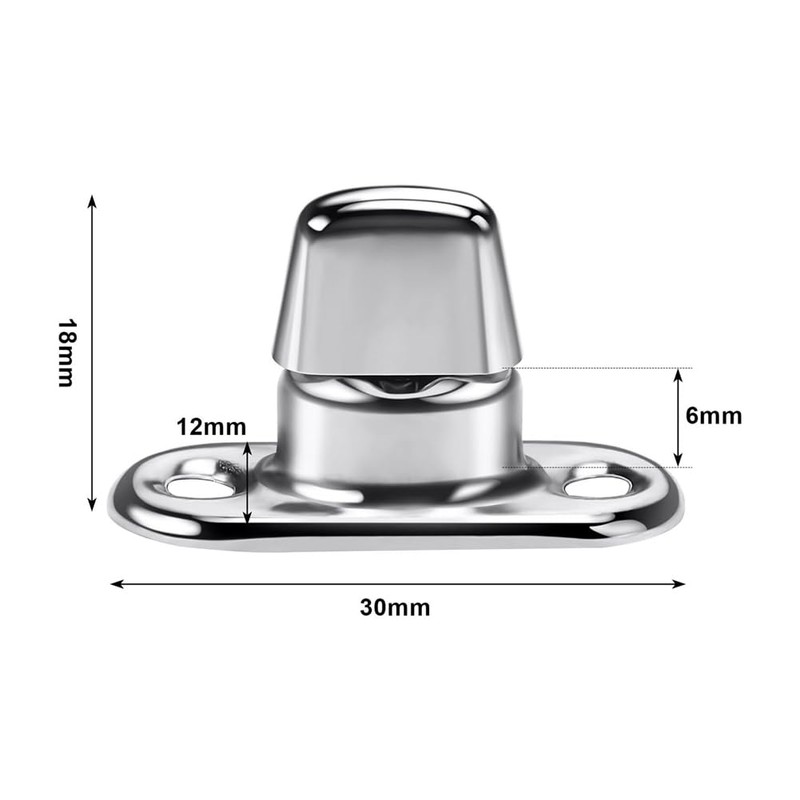 FutureHight 20 Sets Marine Grade Twist Lock Fasteners Rotary Knob