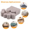 KITCHEN CHOICE Almohadillas para Muebles,100Pcs Almohadillas de Fieltro Autoadhesivas para