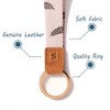 SENLLY Neck Strap Lanyard Strip with Genuine Leather for Keys,