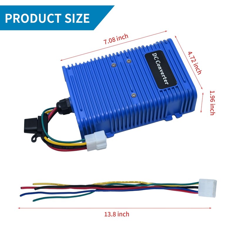 360W 30A Golf Cart Voltage Regulator Converter 48V 36V to