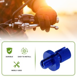HOPESPANNER 4 Pcs M10 Motorcycle Clutch Brake Cable Adjuster Screw Aluminum Alloy Brake Clutch Line Adjusting Bolt for Motorbike Scooter Dirt Bike Blue Green