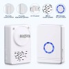 besttechtrading Door Open Sensor Chime 2 Magnetic Sensor Wireless Alarm