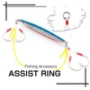 AMYSPORTS High Strength Solid Ring Fishing Lure Connector Fishing Rings