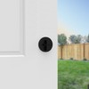 Weiser Elements Matte Black Round Deadbolt Lock, ANSI/BHMA Grade 3