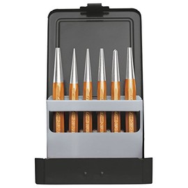 GEDORE Red Punch Set 6 Pieces Including Centre Punch