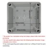LeMotech Junction Box IP67 Waterproof Dustproof ABS Plastic Project Box