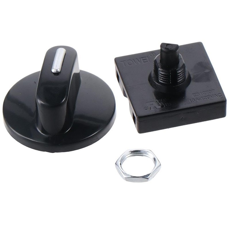 AllGIFT Rotary Switch Speed Selector 13A-125V/10A-250V Universal 4 Position 3