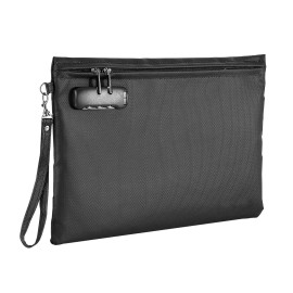 Portable Fireproof Document Bag with 1832 Fahrenheit Heat Insulated Lock Waterproof File Storage Security BagDefault: Default
