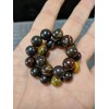 RAYON Iron Tiger Bead Bracelet for Men Stretch 10mm -